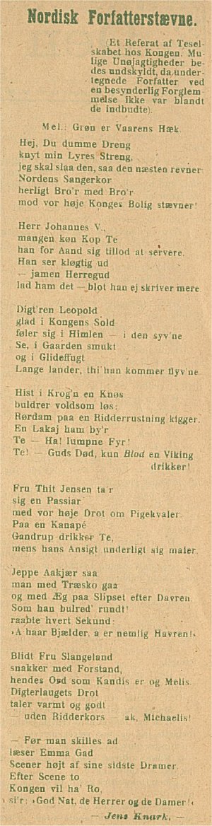 nordisk forfatterstævne