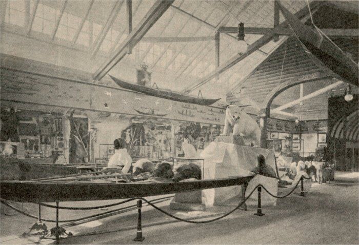 Fra den grønlandske afdeling på Emma Gads største udstilling: Koloniudstillingen i 1905.