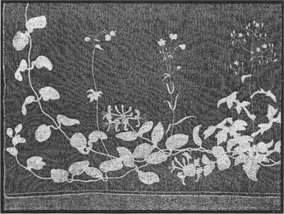 Fig 161 - Hjørne af Fru Georgia Skovgaards Brudeslør, tegnet af hendes Mand.
