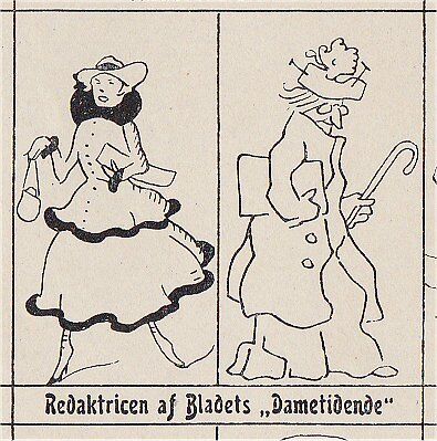 Emma Gad blev i 1915 ansat på Politiken som redaktør på Dametidende.