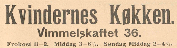 kvindernes køkken