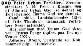 1910 - BlaaBog - Peter Urban