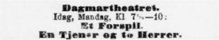 1896 11 30 Adresseavisen Et Forspil