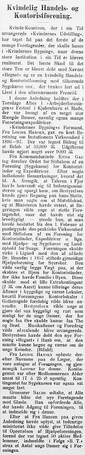 JyllandsPosten 15. januar 1898