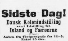 Nationaltidende 24. september 1905.