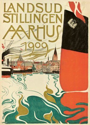 Valdemar Andersens plakat til Landsudstillingen.