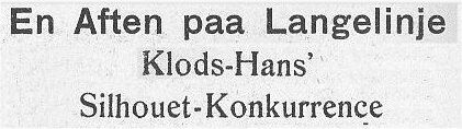 Klods Hans, 26. august 1910.