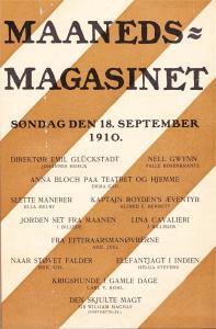 Maaneds-Magasinet, 18. september 1910.