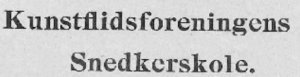 snedkerskole
