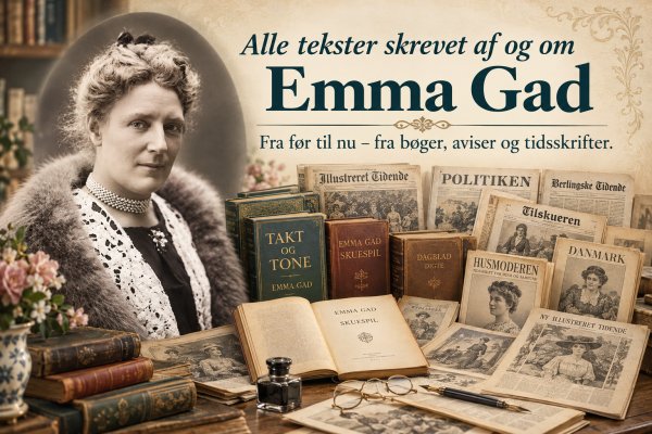 alle tekster af og om Emma Gad